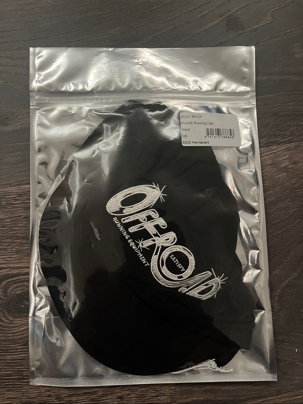 Satisfy “Off Road” Black Running Cap